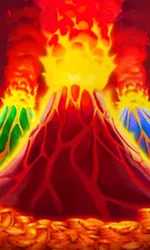 3 Coin Volcanoes